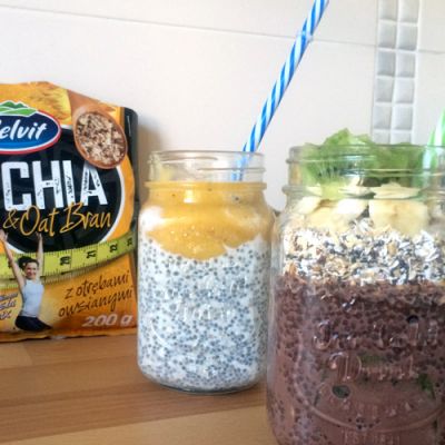 Kokosowy pudding chia muśnięty mango Kokosowy pudding chia muśnięty mango