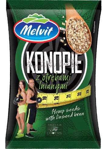 Konopie z otrębami lnianymi 150 g