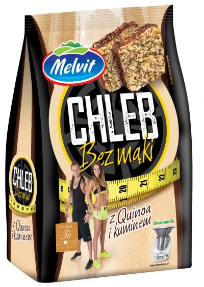 Chleb bez mąki z quinoa i kuminem 600 g