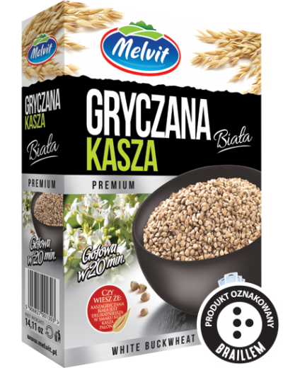 Kasza gryczana biała 4 x 100 g