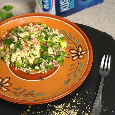 Zielona sałatka z kuskusu