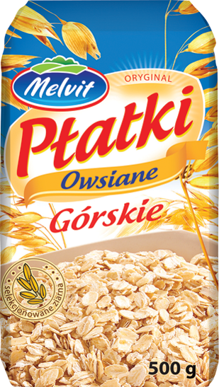 Płatki owsiane górskie (folia) 500 g