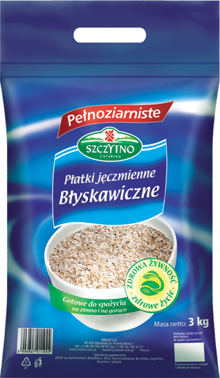 Płatki pełnoziarniste jęczmienne 3 kg