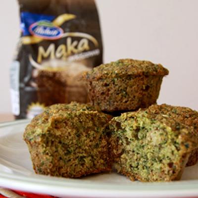 Szpinakowe muffiny